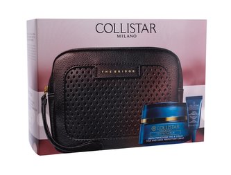 Collistar Perfecta Plus denní pleťová péče Perfecta Plus Face and Neck Perfection Cream 50 ml + péče o oční okolí Perfecta Plus Eye Contour Perfection Cream 5 ml + kosmetická taštička The Bridge