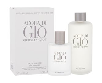 Giorgio Armani Acqua di Gio toaletní voda 50 ml + toaletní voda náplň 200 ml