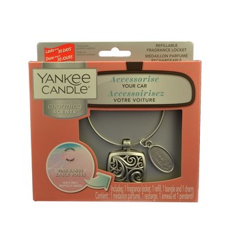 Yankee Candle Car Charming Scent - vůně do auta Pink Sands (čtverec)
