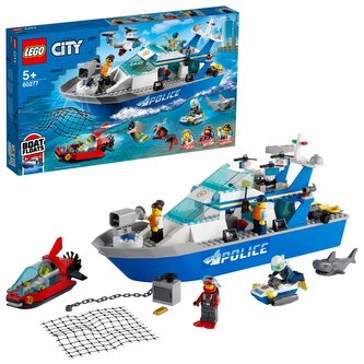 LEGO City 60277 Policejní hlídková loď