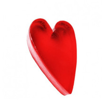 Organique Tuhé glycerinové mýdlo ve tvaru srdce Heart (Glycerine Soap) 60 g woman