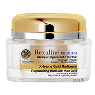 Rexaline Regenerační maska s 24karátovým zlatem Premium Line Killer Gold Radiance 50 ml woman