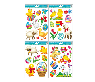 Okenní fólie - velikonoční motivy 27x20cm, 794
