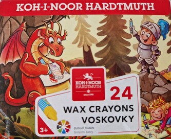 Koh-i-noor voskovky  WAX 24ks/10 mm
