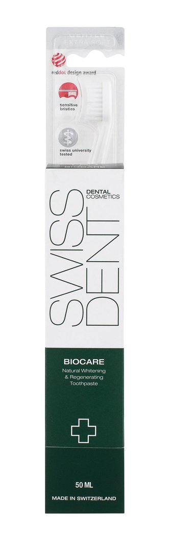 Swissdent Biocare zubní pasta Biocare 50 ml + zubní kartáček Profi Extra Soft 1 ks