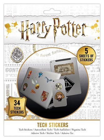 Samolepky Harry Potter sada 34 ks