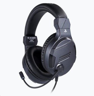 Bigben herní sluchátka s mikrofonem - titan