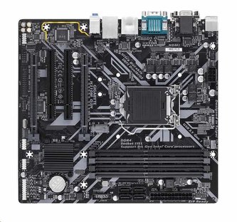 GIGABYTE MB Sc LGA1151 H310M D3H, Intel H310, 4xDDR4, VGA, mATX