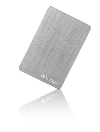 VERBATIM HDD 2.5\" 1TB Store 'n' Go ALU Slim Portable Hard Drive USB 3.2, Space gray