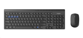 RAPOO set klávesnive a myš 8100M Wireless Multi-Mode Optical Mouse and Keyboard Set Black CZ/SK