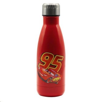 Puro Disney láhev z nerezové oceli CARS, single wall, 500ml Red