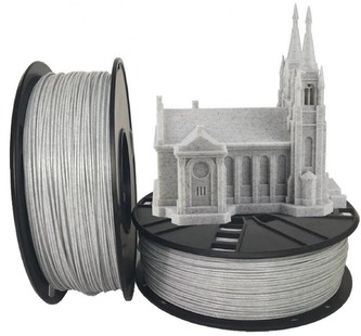 GEMBIRD Tisková struna (filament) PLA, 1,75mm, 1kg, mramor