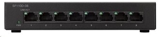 Cisco switch SF110D-08, 8x10/100