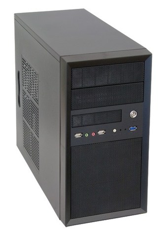 CHIEFTEC skříň Mesh Series/uATX, CT-01B, 350W, Black, USB 3.0