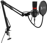 SPC Gear mikrofon SM950 Streaming microphone / USB / polohovatelné rameno / mute tlačítko / pop filtr