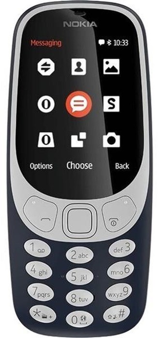 Nokia 3310, Single SIM, modrá