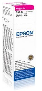 EPSON ink bar T6643 Magenta ink container 70ml pro L100/L200/L550/L1300/L355/365