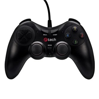 C-TECH gamepad Riphonus pro PC/PS3, 2x analog, X-input, vibrační, 1,8m kabel, USB