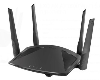 D-Link DIR-X1860 Wireless AX1800 Wi-Fi 6 Router, 4x gigabit RJ45