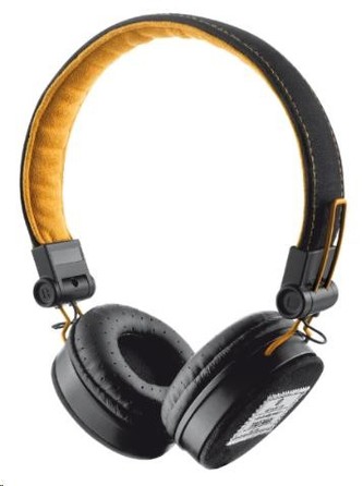 TRUST Sluchátka Fyber Headphone - black/orange