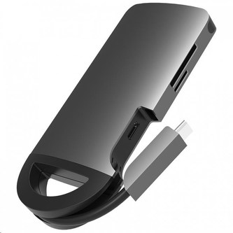 Umax U-Connect Type-C Multiport H7 - Type-C Docking Station s HDMI, 3xUSB 3.0, čtečkou SD karet a funkcí nabíjení Umax U-Connect Type-C Multiport H7 - Type-C Docking Station s HDMI, 3xUSB 3.0, čtečkou SD karet a funkcí nabíjení