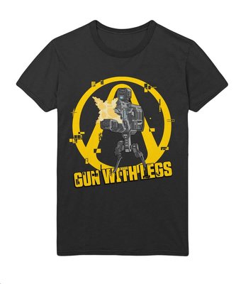 GLO BORDERLANDS 3 THE GUN WITH LEG T-SHIRT L
