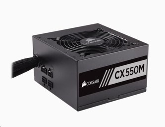 CORSAIR zdroj, CX550M-80 PLUS® Bronze Certified PSU (ATX, 550W, Semi-modular)