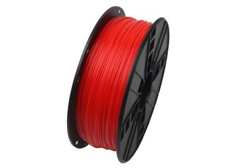 GEMBIRD Tisková struna (filament) PLA, 1,75mm, 1kg, fluorescentní, červená