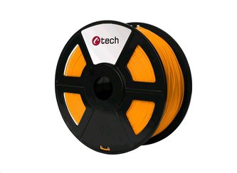 C-TECH Tisková struna (filament) HIPS, 1,75mm, 1kg, oranžová