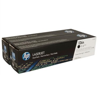 HP 126A Black 2-pack LJ Toner Cart, 2 x 1 200 str, CE310AD