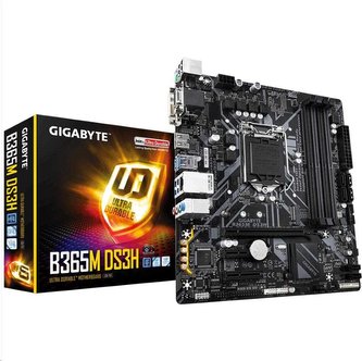 GIGABYTE MB Sc LGA1151 B365M DS3H, Intel B365, 4xDDR4, VGA, mATX