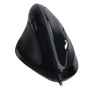 ADESSO herní myš iMouse E7, vertikální, optická, pro leváky, černá