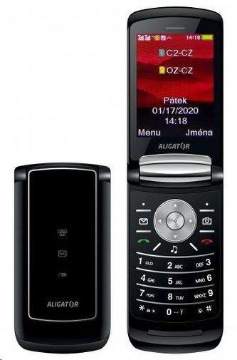 Aligator DV800 Dual SIM, černá