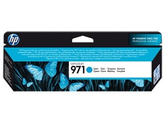 HP 971 Cyan Ink Cart, 2500 stran, CN622AE