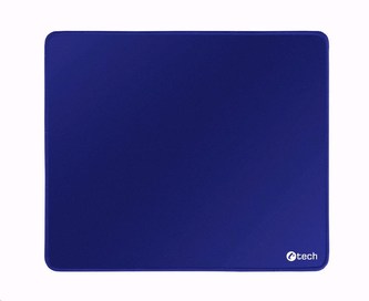 C-TECH Podložka pod myš MP-01, modrá, 320x270x4mm, obšité okraje
