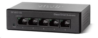 Cisco switch SF110D-05, 5x10/100