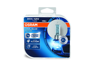 OSRAM autožárovka H11 COOL BLUE INTENSE 12V 55W PGJ19-2 (Duo-Box)