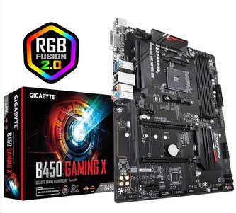 GIGABYTE MB Sc AM4 B450 GAMING X, AMD B450, 4xDDR4, VGA, ATX