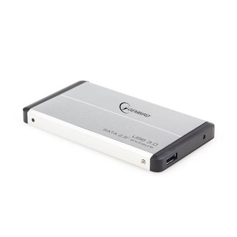 GEMBIRD externí box pro 2.5\" zařízení, USB 3.0, SATA, stříbrný