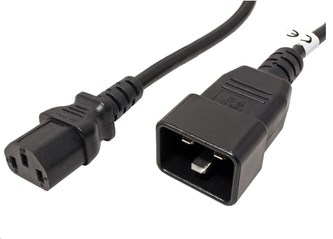 PREMIUMCORD Kabel síťový propojovací 230V 10A 2m, konektory IEC 320 C13 - IEC 320 C20 PREMIUMCORD Kabel síťový propojovací 230V 10A 2m, konektory IEC 320 C13 - IEC 320 C20