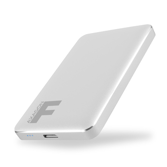 AXAGON EE25-F6S, USB3.0 - SATA 6G 2.5\" FULLMETAL externí box, stříbrný