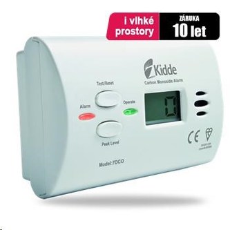 Kidde 7DCO Detektor CO s alarmem