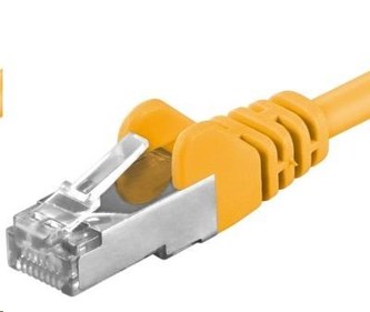 PREMIUMCORD Patch kabel CAT6a S-FTP, RJ45-RJ45, AWG 26/7 7m žlutá PREMIUMCORD Patch kabel CAT6a S-FTP, RJ45-RJ45, AWG 26/7 7m žlutá