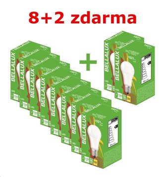 Bellalux ECO CL A  13W FR 100 827 non-dim E27 1521lm 2700K (Karton 8 ks + 2 ks zdarma)