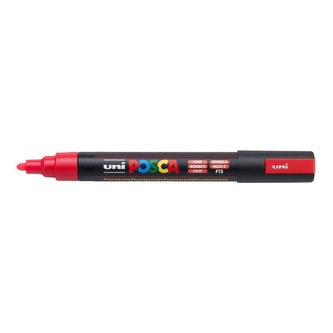 POSCA akrylový popisovač fluo červený 2,5 mm