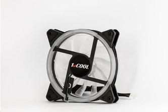 1stCOOL ventilátor AURA RAINBOW Dual Ring ARGB1, 12 cm