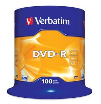 VERBATIM DVD-R(100-Pack)Spindle/General Retail/16x/4.7GB