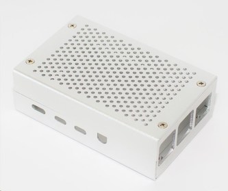 Hliníková krabička pro Raspberry Pi 4B, stříbrná
