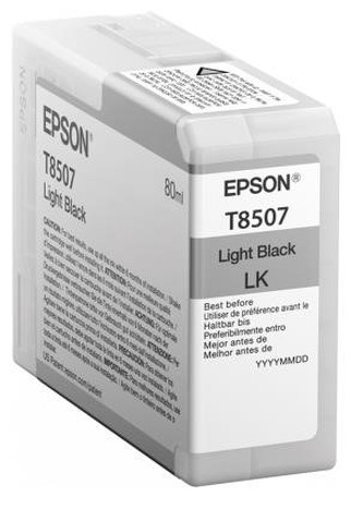 EPSON ink čer ULTRACHROME HD \"Kosatka\" - Light Black - T850700 (80 ml)