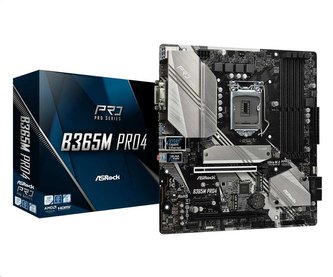 ASRock MB Sc LGA1151 B365M Pro4, Intel B365, 4xDDR4, VGA